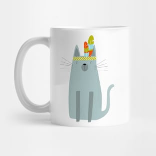 Aztec cat Mug